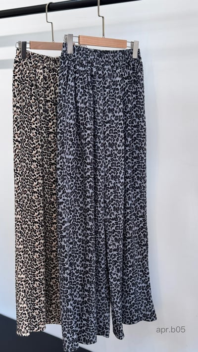 鬆緊腰豹紋6