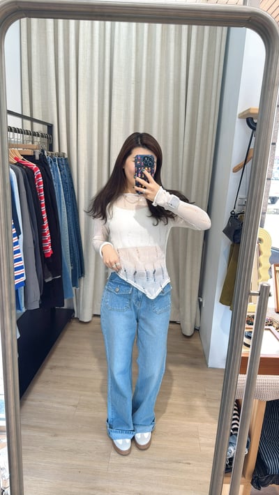 透膚不規則上衣3