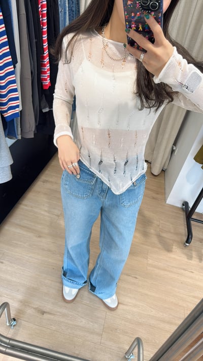 透膚不規則上衣4