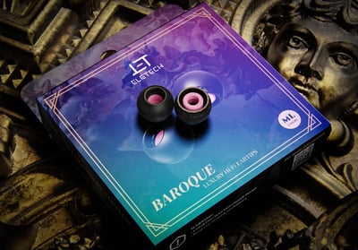 ELETECH BAROQUE 寬孔徑醫療級矽膠 IEM 入耳式耳機耳塞4