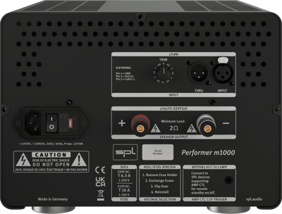 SPL Performer m1000 單聲道後級擴大機7