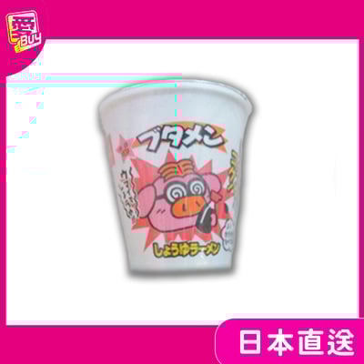 日本 oyatsu 小豬迷你杯麵 醬油 豚骨 咖哩 35g1