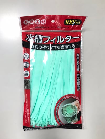 天瓶工坊 水槽濾水網 100入1