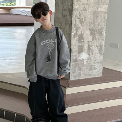 秋季寬鬆百搭牛仔褲3