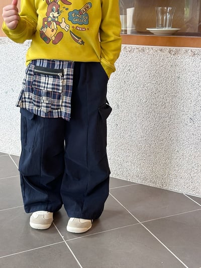 秋季水洗棉縮口工裝褲13