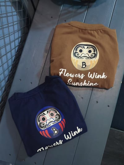 秋季日系假兩件不倒翁上衣11