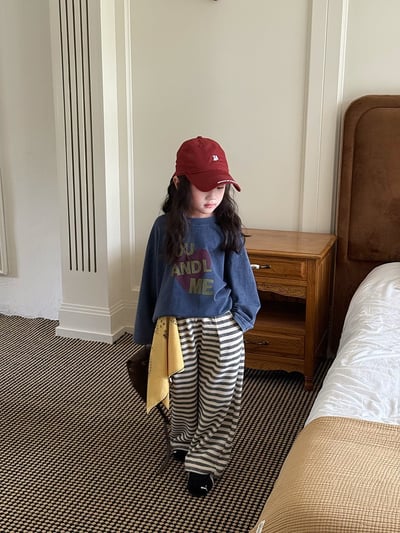 秋季刷色愛心字母上衣12