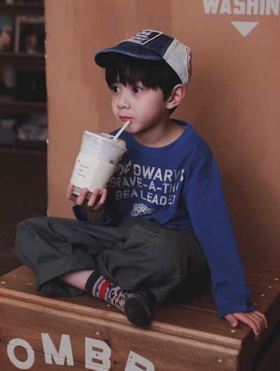 秋季日系燙畫透氣上衣13