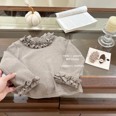 秋冬磨毛發熱內搭上衣5