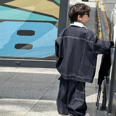 秋季休閒牛仔兩件式套裝9