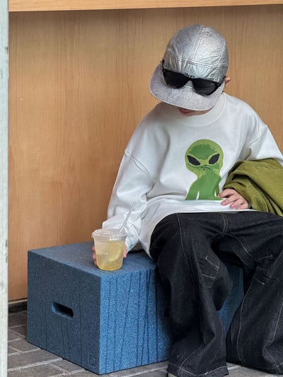 秋季外星人印花上衣5