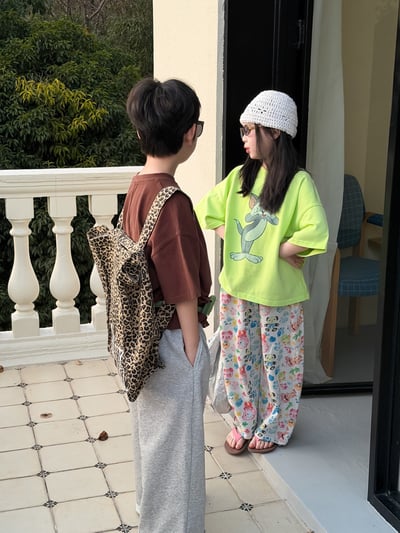 韓系俏皮傑利鼠印花上衣7