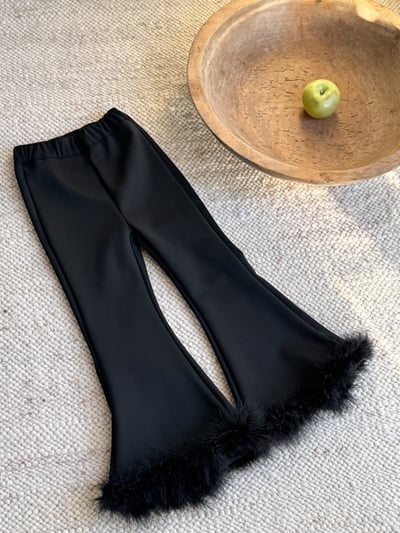 秋冬羊羔毛加厚外套&喇叭褲2