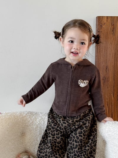 Kitty小惡魔外套/豹紋休閒褲4