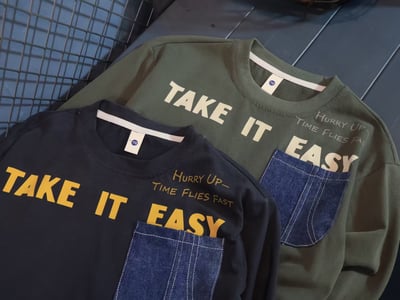 秋季日系牛仔口袋上衣10