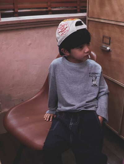 秋季日系字母小熊上衣10