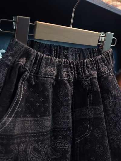 秋季日系圖騰印花長褲4