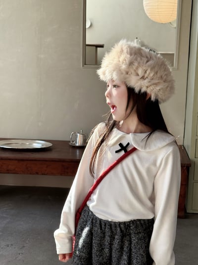 秋冬奧絨娃娃領上衣4