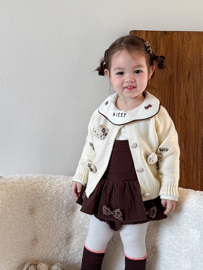 Kitty豹紋包屁裙/針織外套6