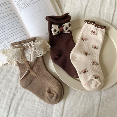 花邊百搭襪子三雙組4