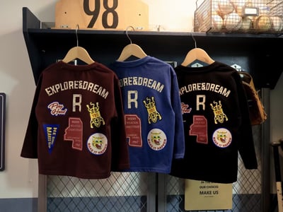 秋季日系燙畫透氣上衣3