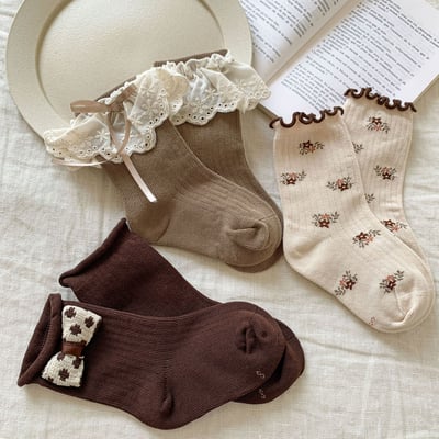 花邊百搭襪子三雙組6