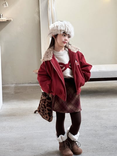 秋冬美式復古加厚外套1