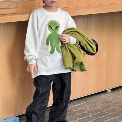 秋季外星人印花上衣6