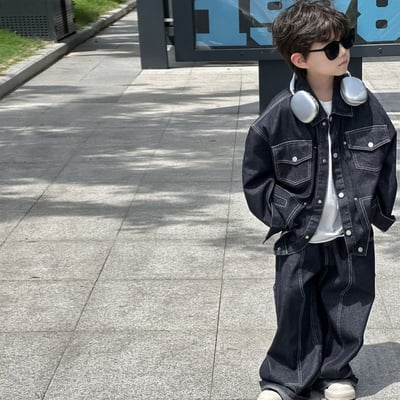 秋季休閒牛仔兩件式套裝5