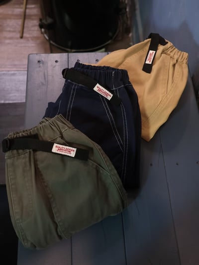 秋季日系純色腰帶休閒褲10