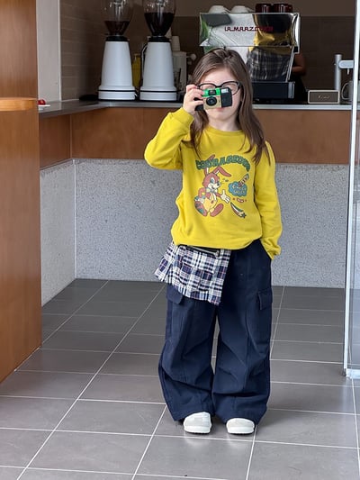 秋季水洗棉縮口工裝褲14