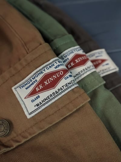 秋季日系大口袋工裝褲4