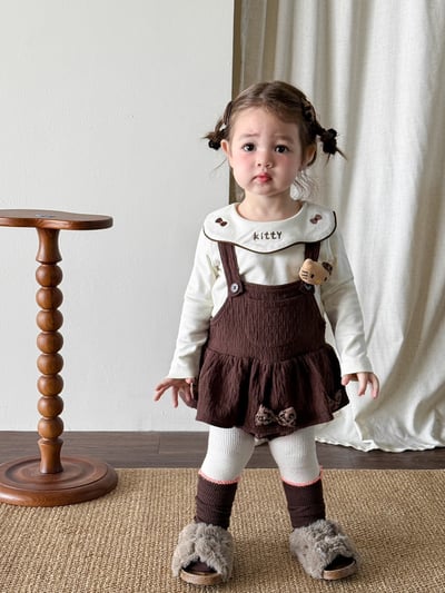 Kitty豹紋包屁裙/針織外套3