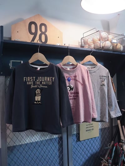 秋季日系字母小熊上衣5