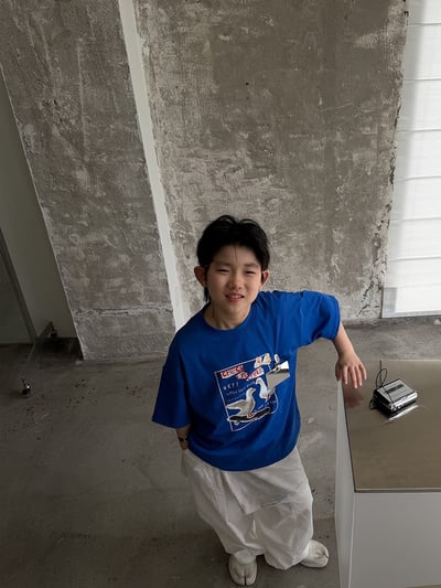 韓系超Q鴨子印花上衣2