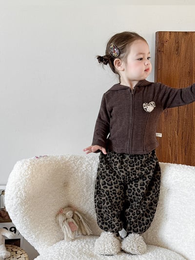Kitty小惡魔外套/豹紋休閒褲2