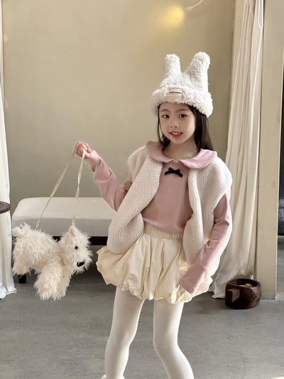 秋冬奧絨娃娃領上衣3