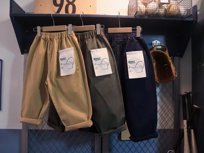 秋季日系純色腰帶休閒褲2