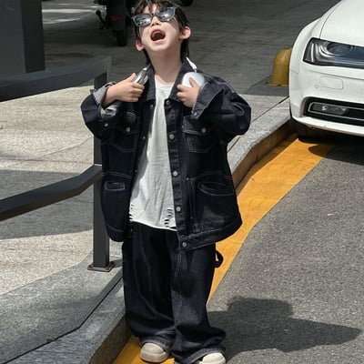 秋季休閒牛仔兩件式套裝3