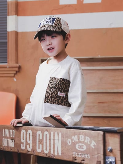 秋季日系拼接口袋上衣服4