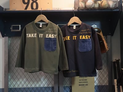 秋季日系牛仔口袋上衣12