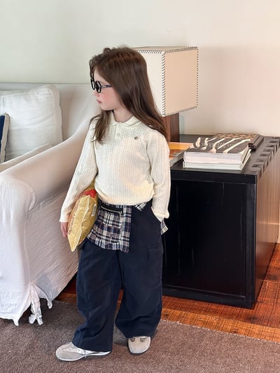 秋季水洗棉縮口工裝褲12