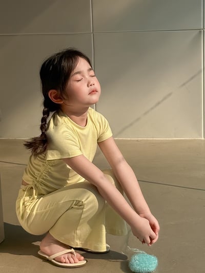 抽繩短袖喇叭褲套裝14