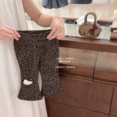 秋冬KT針織豹紋套裝2