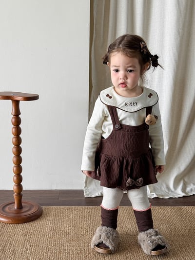 Kitty豹紋包屁裙/針織外套2