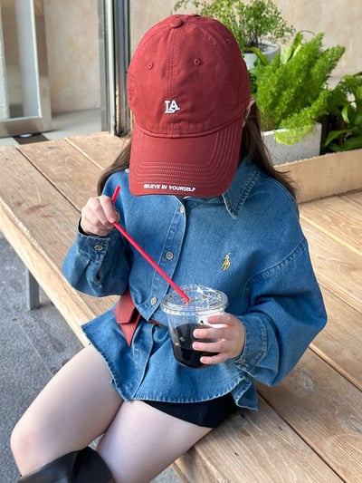 秋季百搭刺繡牛仔襯衫9