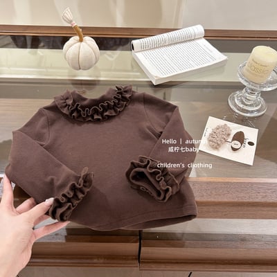 秋冬磨毛發熱內搭上衣6