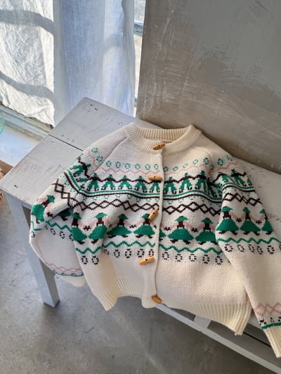 秋冬聖誕風針織上衣5