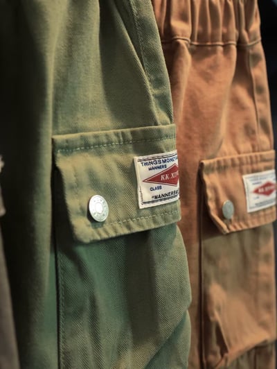 秋季日系大口袋工裝褲5