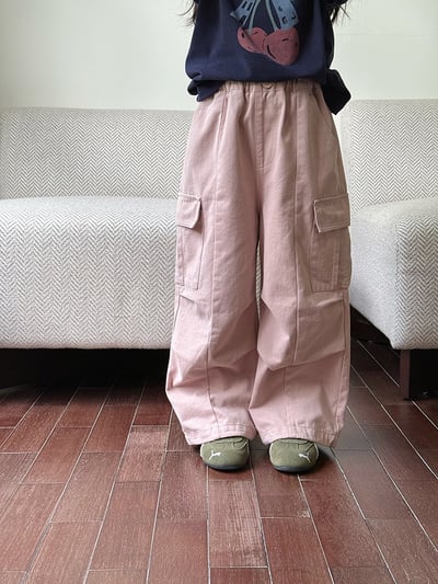 秋季水洗棉縮口工裝褲11